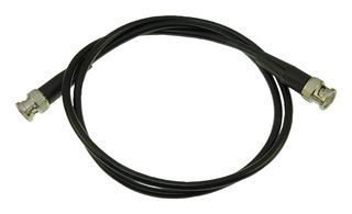 CC58C-3 - RF / Coaxial Cable Assembly, BNC Plug to BNC Plug, RG58C, 50 ohm, 3 ft, 900 mm, Black - L-COM