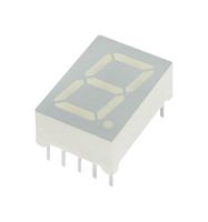 SA56-21SURKWA - 7 Segment LED Display, Hyper Red, 10 mA, 1.85 V, 97 mcd, 1, 14.22 mm - KINGBRIGHT