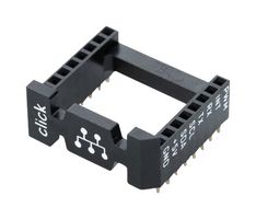 MIKROE-4247 - IC & Component Socket, Through Hole, 16 Contacts, DIP Socket, 2.54 mm, mikroBUS Series, 22.86 mm - MIKROELEKTRONIKA
