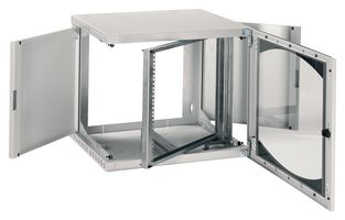 NSYOPB6U4P - 19" Wall Cabinet, 6U, Steel, Light Grey, 380 mm, 600 mm, 400 mm - SCHNEIDER ELECTRIC