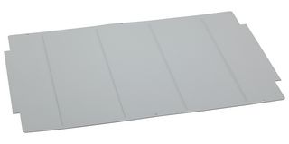 NSYOPB9UTPN - Plate, 9U, Blanking Plate, Steel, Grey - SCHNEIDER ELECTRIC