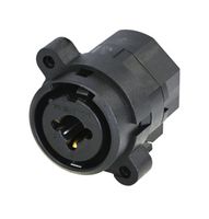 RCJ9FI-H-0 - XLR Connector, R/A, 3 Contacts, Receptacle, Panel PCB Mount, Silver Plated Contacts - REAN