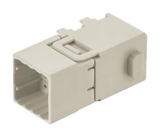 09149161001 - Heavy Duty Connector, Han Modular Series, Module, 16 Contacts, Plug - HARTING