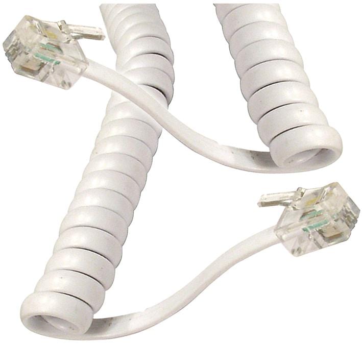 TITAN Telephone Cables HC6W/G TELEPHONE CABLE, RJ10 PLUG-PLUG, 1.8M TITAN 3531774 HC6W/G