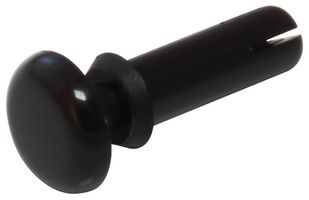 Sr 6080B Snap Rivet, Nylon 6, 6.2mm, Black, Pk100 ESSENTRA Components