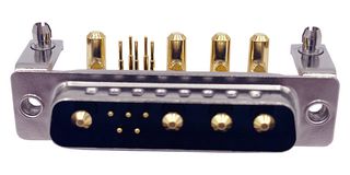 684M9W4103L621 Combo D-Sub Conn, Plug, DB-9W4, Th Norcomp