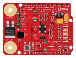 SHIELDBTS500101TADTOBO1 EVAL BOARD, SHIELD PROTECTED SW, ARDUINO INFINEON