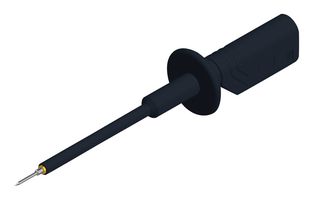 975018700 Test Probe Tip, 10A, 1kV, Black Hirschmann Test And Measurement
