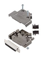 L17D45PK-M-25+L77SDB25S D Sub Connector, Rcpt, 25Pos, Solder Amphenol ICC