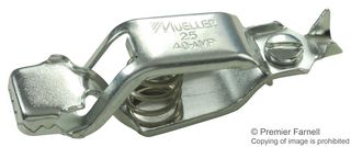 Bu-25 Test Clip, Zinc Plated Steel, 40A/19mm Mueller Electric