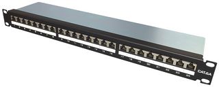 SGF24. Patch Panel, 24 Port, 1U, CAT6A Tuk