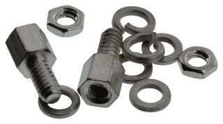 173112-0248 FEMALE SCREW LOCK, STEEL, 6MM, 4-40 UNC MOLEX / FCT