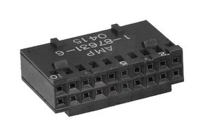 87631-5 Connector Housing, Rcpt, 10Pos, 2.54mm Amp - Te Connectivity