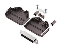 L17DPPK25-BK+L77HDB44S HD-D SUB CONNECTOR, RCPT, 44POS, SOLDER AMPHENOL ICC