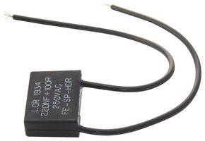 Fe-SP-HDR23-220/100 Cap, Sup, x2, 0.22uF, 250VAC, Radial Box LCR Components
