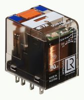 PT270L24 Power Relay, DPDT, 12A, 240Vac, Socket SCHRACK - Te Connectivity