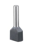 AI-Twin  2x 0,75-10 GY Terminal, Wire Ferrule, 18AWG, Grey Phoenix Contact