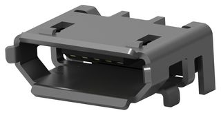 2040002-1 Micro USB Conn, 2.0 Type B, R/A Rcpt, 5P Amp - Te Connectivity