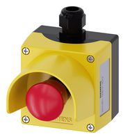 3SU1851-0NB10-4GC2 E-Stop Switch, SPST-NC/NC, 10A, 500v Siemens