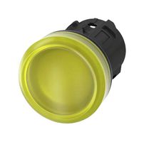 3SU10016AA300AA0 Actuator, 22mm Indicator Light, Yellow Siemens