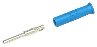 72-13932 CONN, BANANA, PLUG, 10A, SOLDER, BLU TENMA