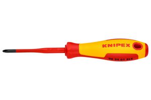 98 24 01 SLS Phillips Screwdriver, 80mm, #1 Knipex