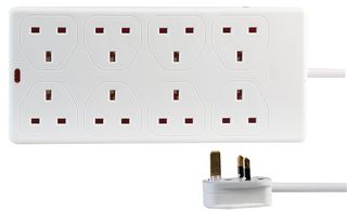 PEL01377 Power Strip, 8 Outlet, 13a, 250V, 500mm Pro Elec