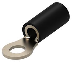 50845-2 Terminal, Ring Tongue, m5, 10AWG, Blk Amp - Te Connectivity