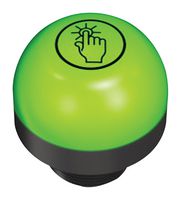 K50APTGRYF2Q Touch Button, NO, 12-30Vdc, Momentary Banner Engineering