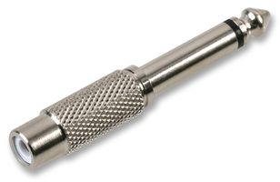 PS000150 Adapter, Mono 6.35mm Plug-RCA/Phono Rcpt multicomp Pro