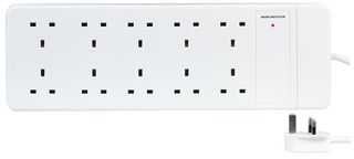 PEL01385 Power Strip, 10 Outlet, 13a, 250V, 5m Pro Elec