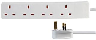 1594 2m Extension Lead Four Gang 2m Pro Elec