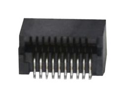SS-79100-004 I/O Conn, SFP+, Rcpt, 20POS, R/A, SMT Stewart Connector