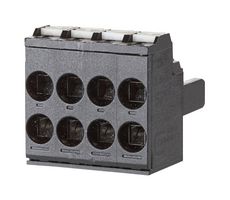SP99503VBNC Terminal Block, Pluggable, 3Pos, 14AWG Metz Connect