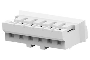 440129-6 Connector Housing, Rcpt, 6Pos, 2mm Amp - Te Connectivity
