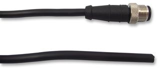 2MT3012-W05300 Circular Cable ASSY, 5 Way, 1m, Black multicomp Pro