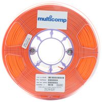 MC011441 3D Printer Filament, ABS, 1.75mm, Orange multicomp