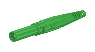 66.9196-25 Banana Jack, 4mm, 32A, Screw, Green STAUBLI