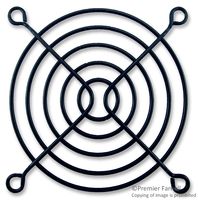 MCSC80-W2B Fan Finger Guard, Metal, 80mm, Black multicomp Pro