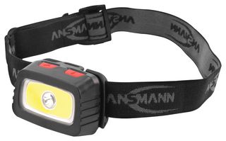 1600-0198 Head Light, LED, 185LM, 50m, AAA Battery ANSMANN