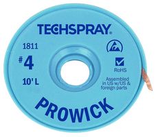 1811-100F Braid, Pro-Wick Desoldering, 100FT TECHSPRAY