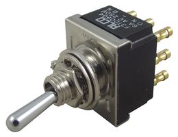 4-6437630-5 Toggle Switch, DPDT, 6a, 250V Alcoswitch - Te Connectivity
