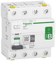 A9Z64463 RCCB, 4P, 63A, 400VAC Schneider Electric