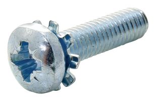 M416PRSTEXZ100- PAN HEAD POZIDRIV SCREW, STEEL, M4,PK100 TR FASTENINGS