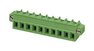 MC 1,5/ 3-STF-5,08 Terminal Block, Pluggable, 3Pos, 16AWG Phoenix Contact