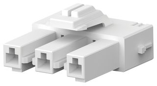 179938-1 Plug Housing, 3Pos, Nylon, Natural Amp - Te Connectivity