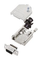 L17DTZK25+L77DB25SST D Sub Connector, Rcpt, 25Pos, Screw Amphenol ICC