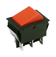 CN202J11S115PQ Rocker Switch, DPST, 16A, 125V, White C&K Components