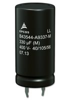 B43642E2228M000 Cap, 2200UF, 250V, Alu Elec, Snap-In EPCOS