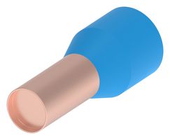 2-966067-6 Terminal, Wire Ferrule, 5AWG, Blu Amp - Te Connectivity